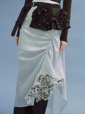 MARGE(マージ)のTaffeta frill detail belt通販 | mirabella