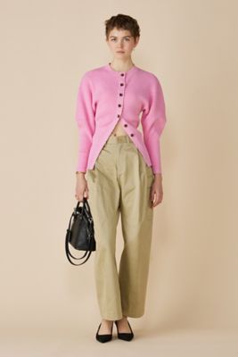 AKIRANAKA - AKIRANAKA アキラナカ　Galinaカーディガン AKIRANAKA(アキラナカ)のGreer crew neck knit cardigan通販