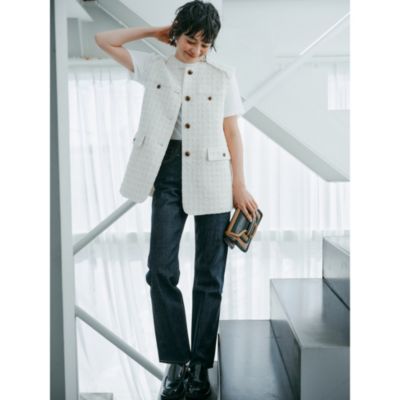 板谷由夏さんコラボ2017AW新作★SINME フルニードルVネックプルオーバー SINME(シンメ)の公式通販「article femme」 – ONENESS ONLINE STORE