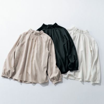 12closet(トゥエルブクローゼット)の【洗える】スタンドカラー