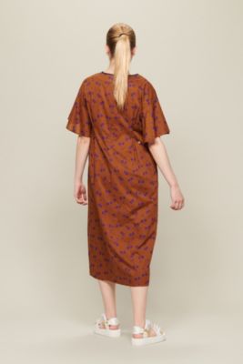 新作モデル Muveil チェリー ワンピース プリント ロングワンピース Drlubricants Com