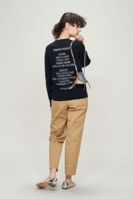 beautiful people selvedge logo chino THE／ a tapered pants
