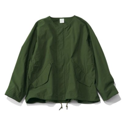 12closet(トゥエルブクローゼット)の【洗える】ノーカラーミリタリー