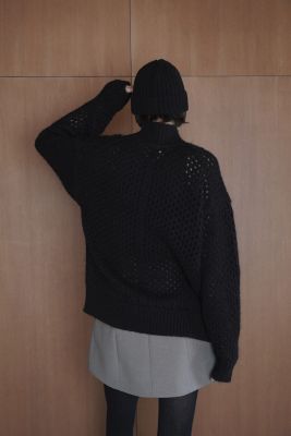 CLANE(クラネ)のDOT MESH MOHAIR OVER KNIT TOPS通販 | 集英社HAPPY ...
