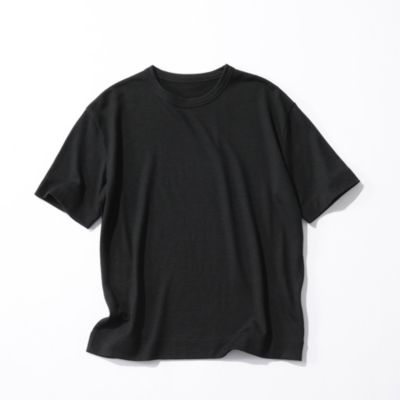 SLOANEスローンTシャツ サイズ5 黒 SLOANE(スローン)の【洗える】ウール天竺ニットTシャツ通販