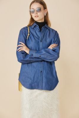 BLAMINK(ブラミンク)のインディゴダンガリーレギュラーシャツ通販