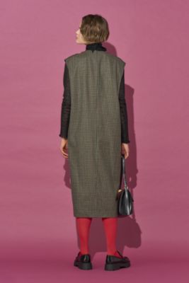 ブラミンク　BLAMINK ウール　ワンピース BLAMINK ブラミンク ウール チェック ワンピース - メルカリ