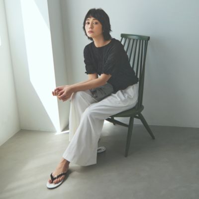 ピッピシック　パール付きベルベットトングサンダル38サイズ PIPPICHIC(ピッピシック)のchic chic pearl 19通販 | 集英社