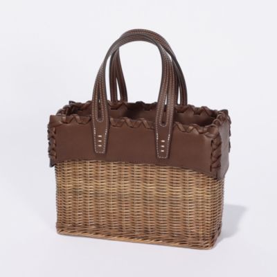 未使用品　A VACATION バッグ アバケーション お洒落 ブラウン A VACATION トートバッグ 「A VACATION/ア ヴァケーション