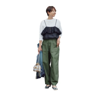 雑誌LEE掲載 12closetミニタリーパンツ サイズ３８ 000000000721_2NnvjkI.jpg