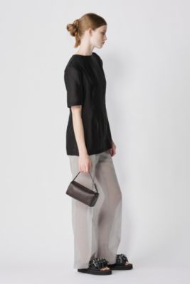 AMOMENTO(アモーメント)のSHEER STRAIGHT FIT PANTS通販