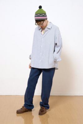YAECA コンフォートシャツ　エクストラワイド EXTRA WIDE - COMFORT SHIRT / WHITE | YAECA (MEN)(ヤエカ
