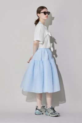 CECILIE BAHNSEN(セシリエ バンセン)のROSIE SKIRT NIMBUS MATELASSE