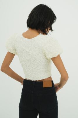 トップス CLANE W FACE SHIRRING CROPPED TOPS W FACE SHIRRING CROPPED TOPS｜TOPS(トップス)｜CLANE OFFICIAL