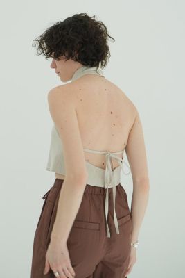 HALTER HIGH NECK CAMISOLE TOPS｜TOPS(トップス)｜CLANE