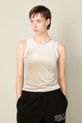 SIMONE WILD(シモーネ ワイルド)のVELVET ATHLETIC TOP通販