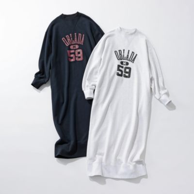 Oblada(オブラダ)のCOLLEGE SWEAT DRESS通販 | 集英社HAPPY PLUS STORE
