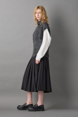 BLAMINK(ブラミンク)のカシミヤファー7Gタートルベスト通販