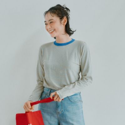 Oblada(オブラダ)のMULTI BORDER LONG TEE通販 | 集英社HAPPY PLUS STORE