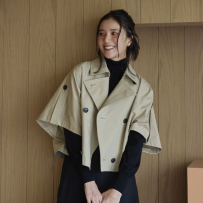 mtmodelist(エムティーモデリスト)のショートトレンチジャケット通販