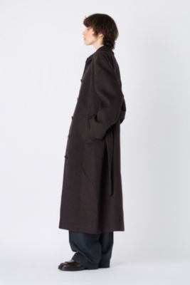 AMOMENTO(アモーメント)のSINGLE BREASTED MAXI LONG COAT通販