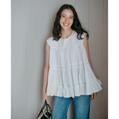 Merlette マーレット ブラウス フリル MERLETTE(マーレット)のQuai通販 | 集英社HAPPY PLUS STORE