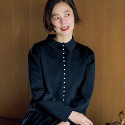 BB パールクロップドニットカーディガン２着⭐︎⭐︎ 12closet(トゥエルブクローゼット)の【福田麻琴さんコラボ】【洗える