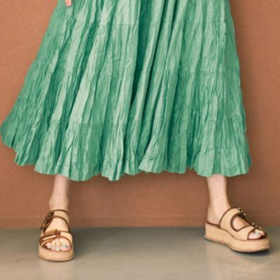 Mollini(モリーニ)のラフィア風厚底スライドサンダル通販 | 集英社