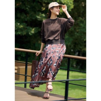 SACRA(サクラ)のPAINTING FLORA スカート通販 | 集英社HAPPY PLUS STORE