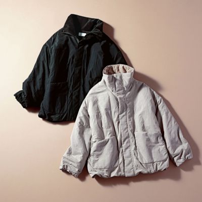 アルベロベロ　中綿ブルゾン　ショートパンツ付き 12closet(トゥエルブクローゼット)の【洗える】【撥水】【蓄熱】軽量
