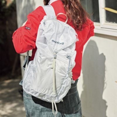​【定価18万・極美品】バーバリー ホースフェリー リュック 白 SW1 希少 mont-bell(モンベル)の【LEEマルシェ20th別注】【洗える】【パッカブル