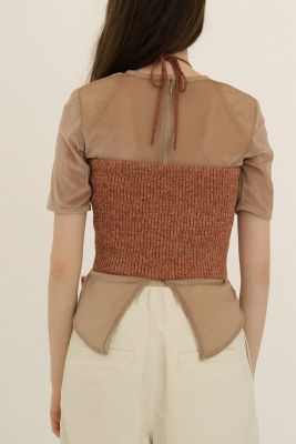 CLANE(クラネ)のHEATHER COTTON KNIT TUBETOP通販 | mirabella