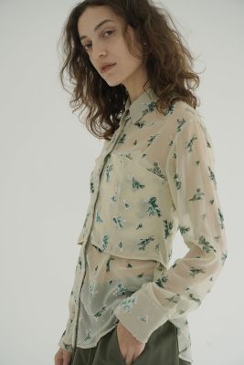 CLANE(クラネ)のFLOWER OPAL BISTIER SHIRTS通販 | mirabella