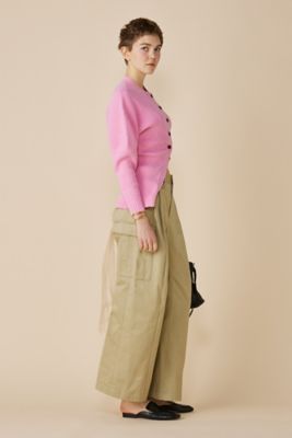 AKIRANAKA(アキラナカ)のGreer crew neck knit cardigan通販