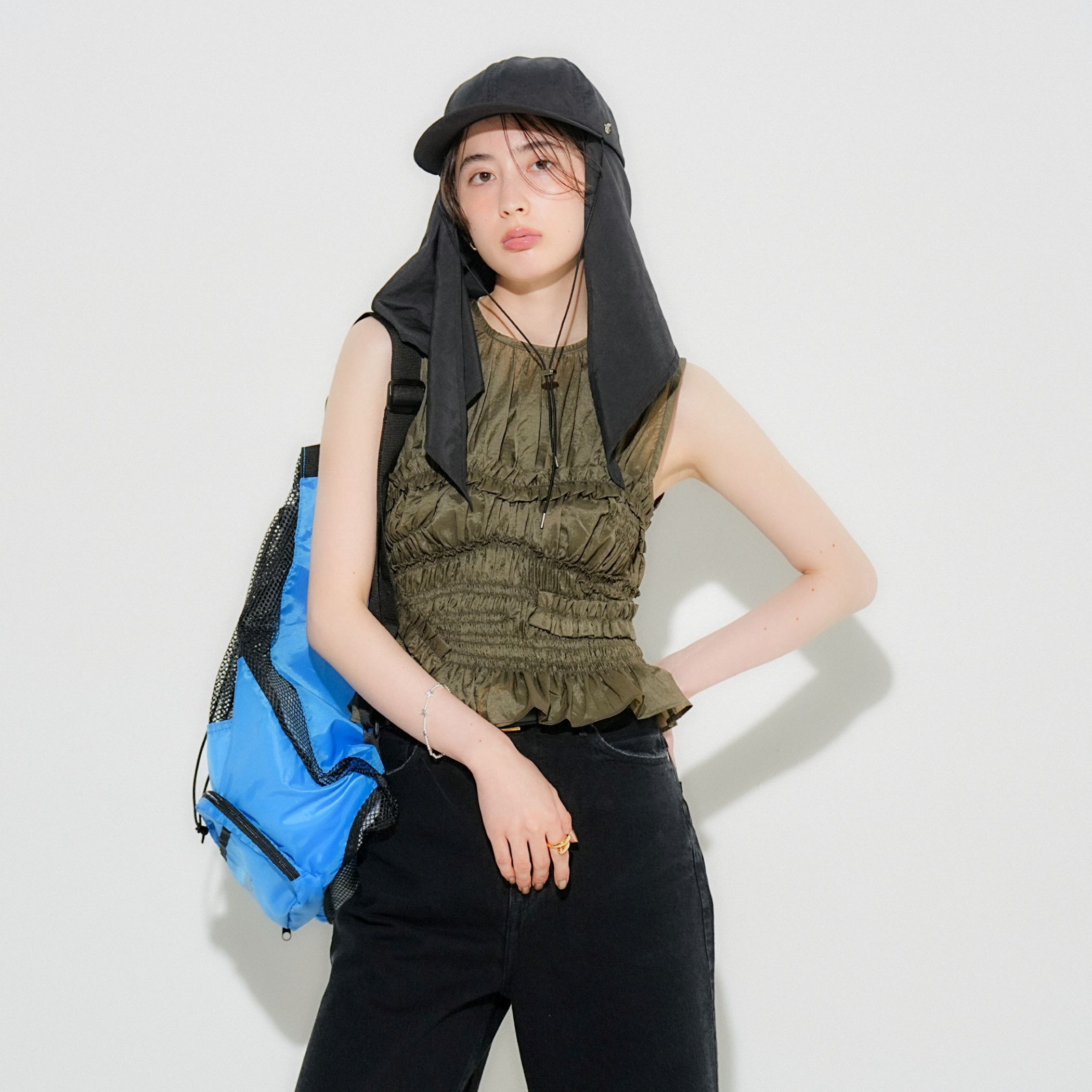 ENTWURFEIN ・【SPURSHOP別注】サンプロテクトUVケアキャップ・￥28,600