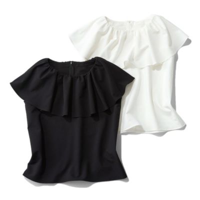 夏の大人トップス