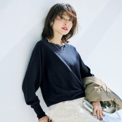 モデル身長171cm ネイビー/F Marisol掲載