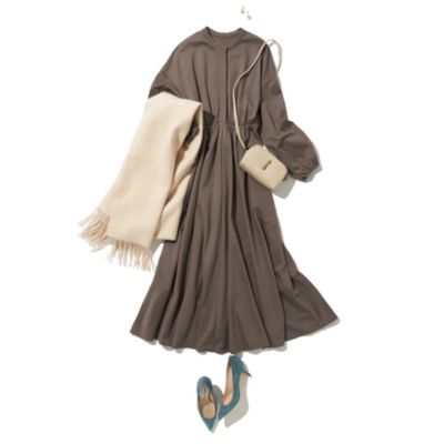 M7days エムセブンデイズ のバンドカラージャージーワンピース通販 Shop Marisol ショップマリソル