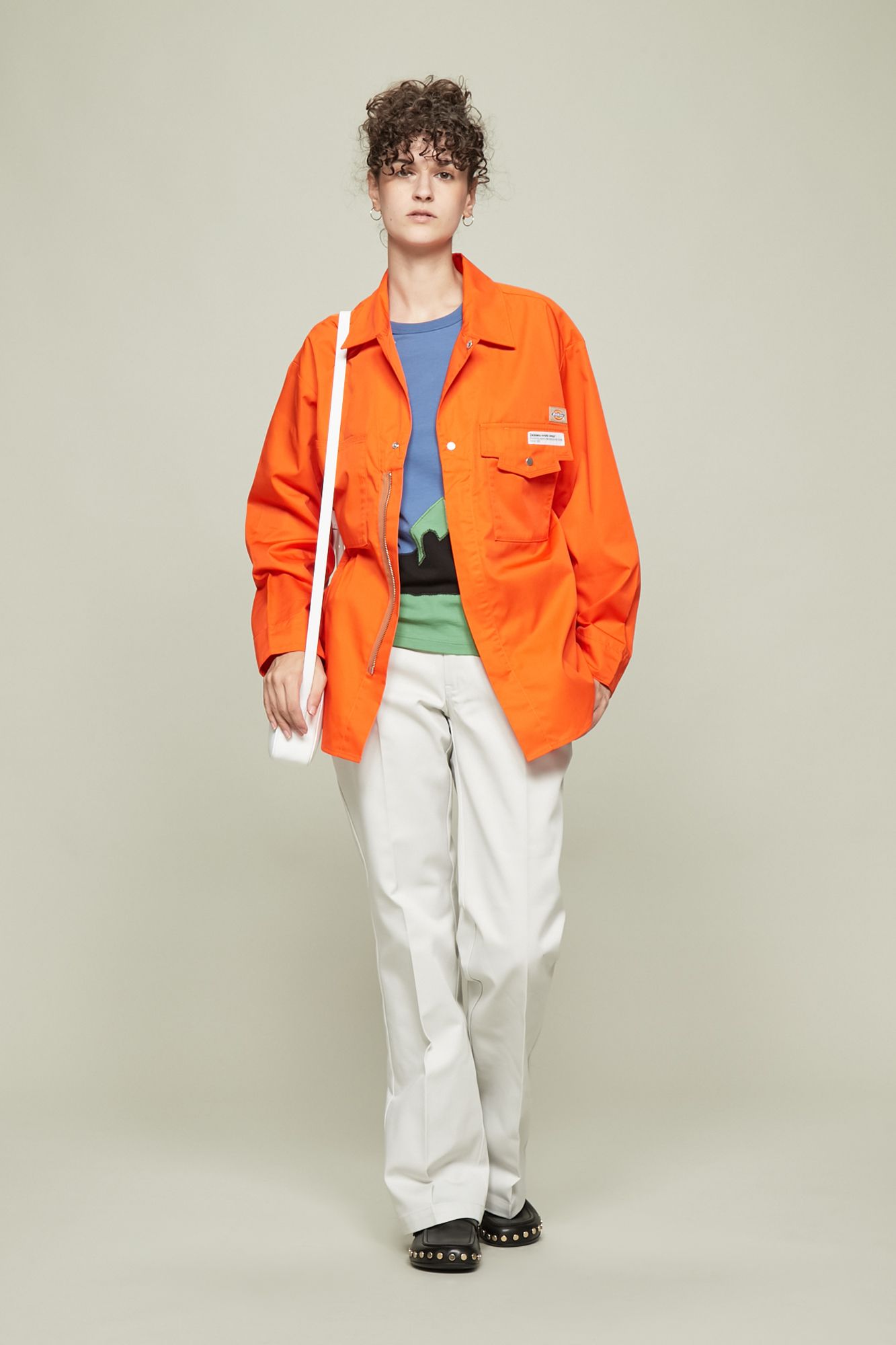 TOGA ARCHIVES × Dickies(トーガ アーカイブス × ディッキーズ)/Zip up shirt Dickies SP