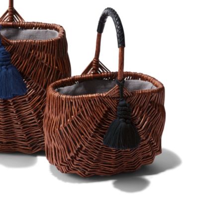 美品 Pale Jute ペールジュート weekendbasket Lサイズ かごバッグ