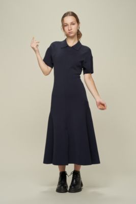 3.1 Phillip Lim SS TECH MILANO COLLARED FLARE DRESS