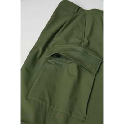 12closet 新品・未使用品【洗える】高機能カーゴパンツ カーキ 12closet(トゥエルブクローゼット)の【洗える】高機能カーゴ