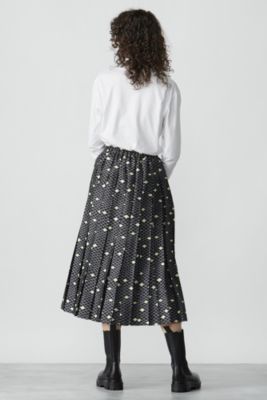 PLAN C PLEATED SKIRT