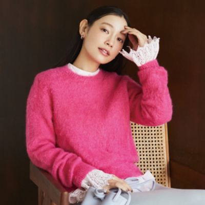 ＜集英社＞ 12closet(トゥエルブクローゼット)/【伊藤真知さんコラボ】【洗える】スクエア2WAYボーダー6分袖T