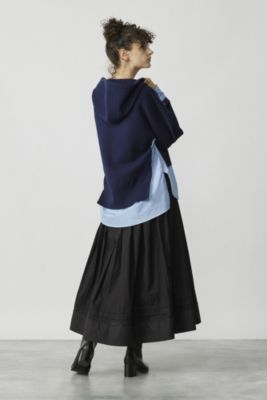 3.1 Phillip Lim COTTON VOILE SKIRT W SMOCKING