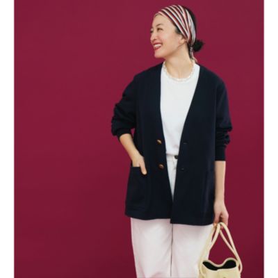 COOHEM WAVE COTTON KNIT JACKET