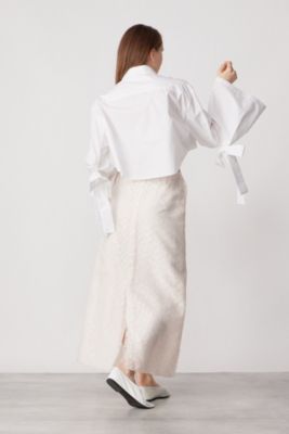 【美品】ブラミンク blamink 　コットンシルク　プリント　フラワースカート BLAMINK 2024 フラワープリントスカート