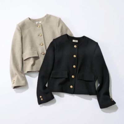 Uhr(ウーア)のCompact Tweed Jacket通販 | 集英社HAPPY PLUS STORE