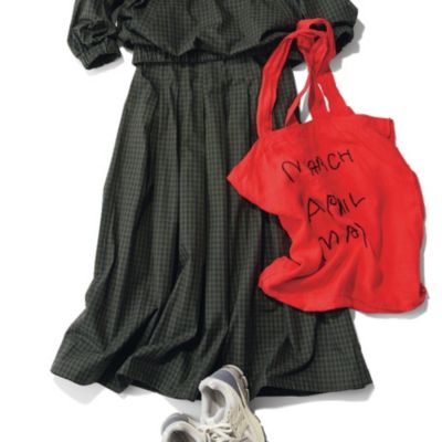 12closet(トゥエルブクローゼット)の【コラボ】【洗える】撥水ギンガム