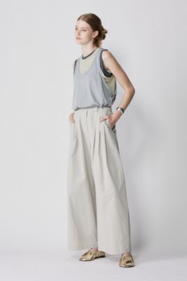 AMOMENTO(アモーメント)のTHREE TUCK BANDING PANTS通販 | mirabella